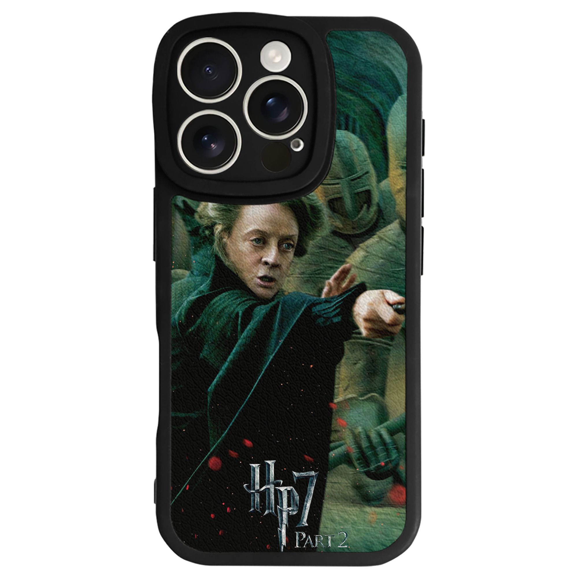 （画像用） Harry Potter ハリー・ポッターシリーズ 【iPhone 16シリーズ対応】シリコンスマホケース（レザー調） 材質：シリコン